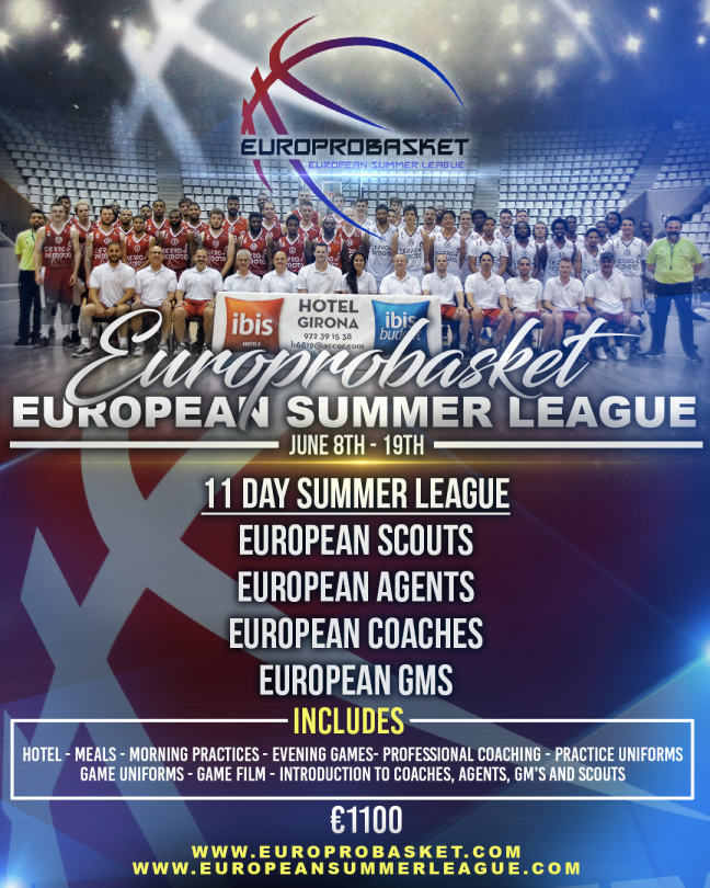 European Summer League Europrobasket Spain Europe