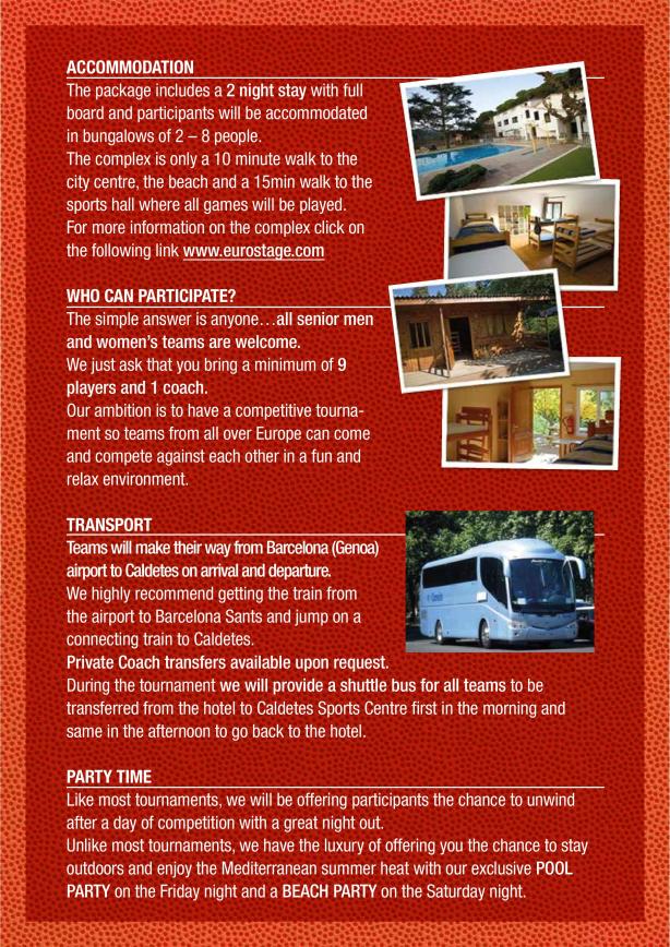 Summerhoops Europrobasket International tournament spain